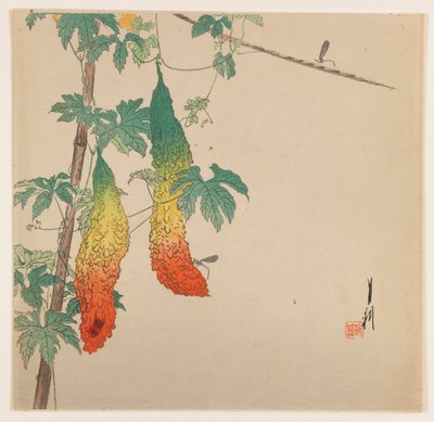Gourds and Wasp by Ogata Gekko